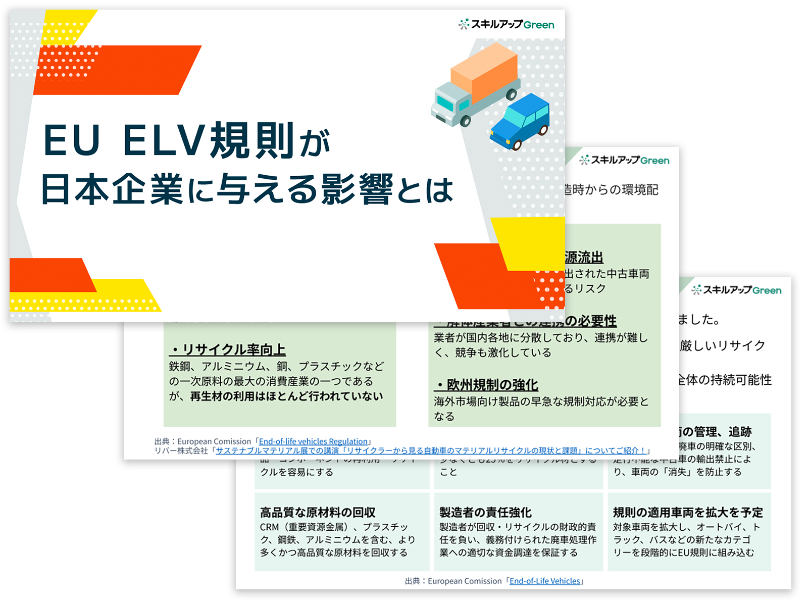 EU ELV規則が日本企業に与える影響とは