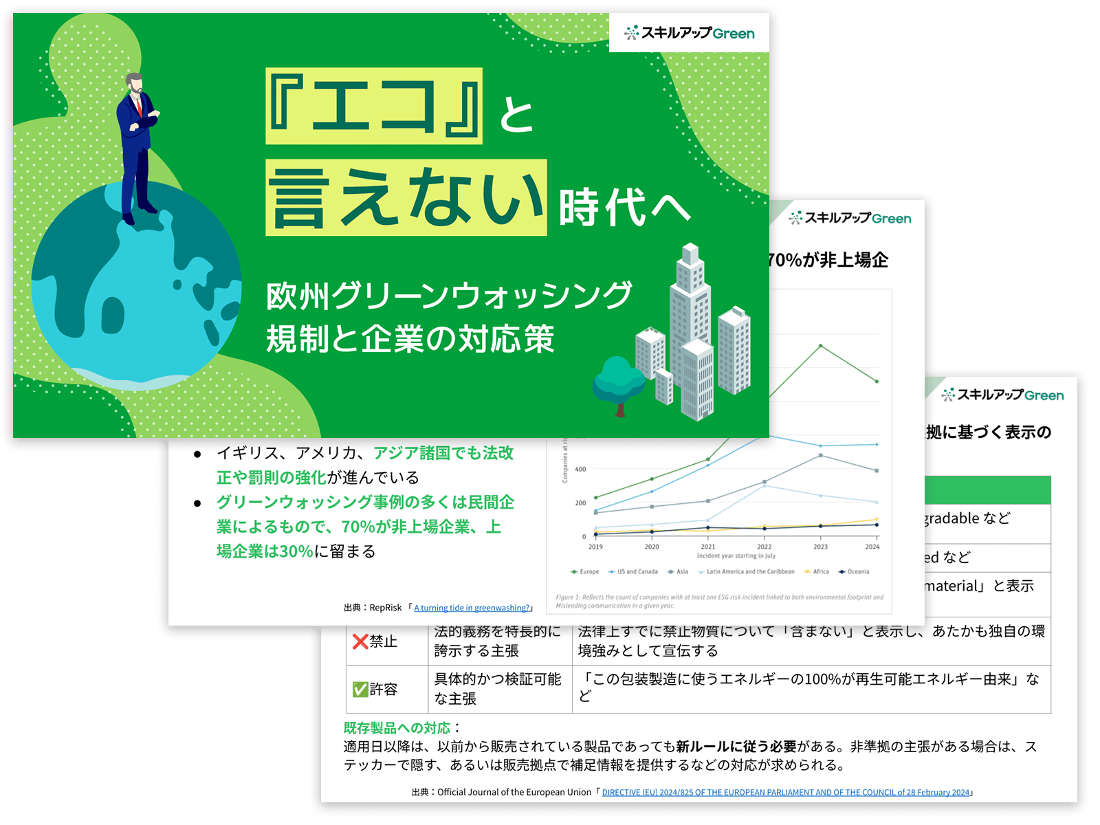 「『エコ』と言えない時代へ」 ―欧州グリーンウォッシング規制と企業の対応策―