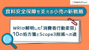 「食品の価値を最大限に引き出す支援」とは。Scope3削減と顧客の信頼を同時に得る方法